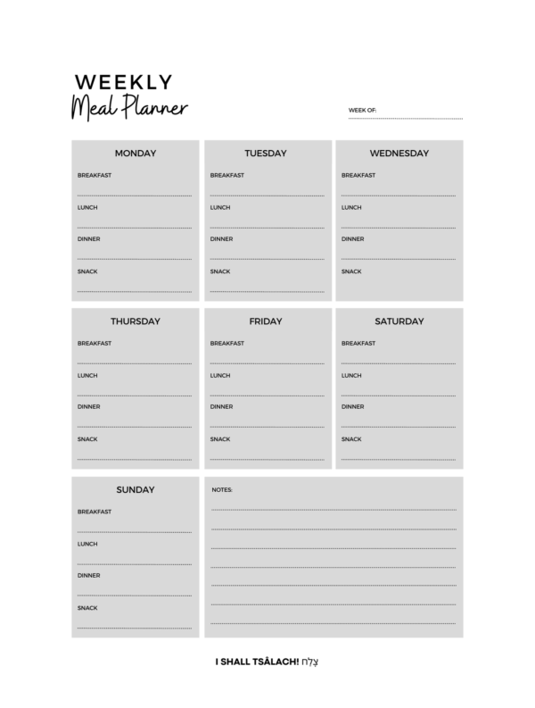 I SHALL TSÂLACH! Prophetic Planner - Image 7