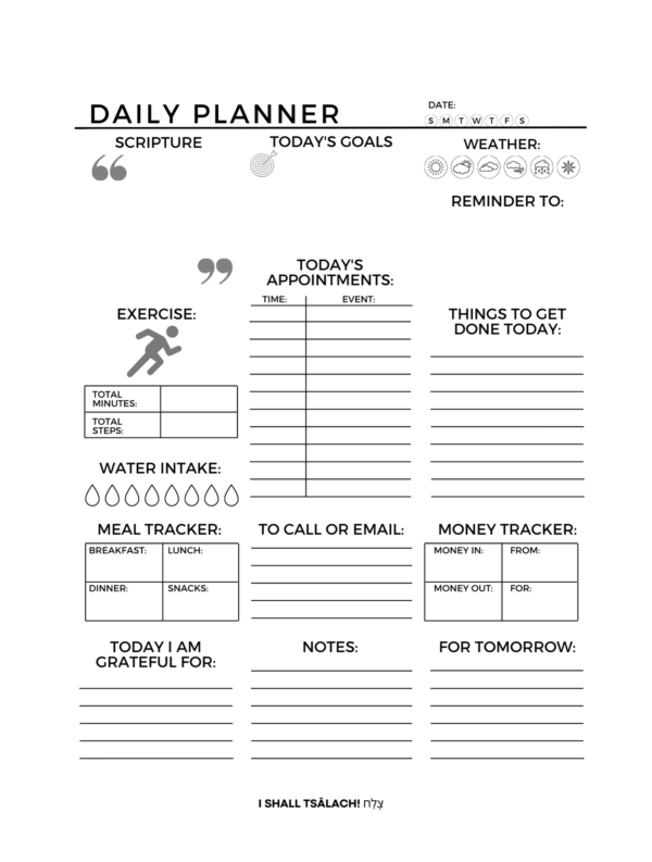 I SHALL TSÂLACH! Prophetic Planner - Image 14