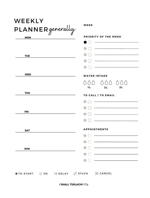 I SHALL TSÂLACH! Prophetic Planner - Image 18